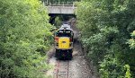 CVSR 365 passes under the CSX New Castle Sub.